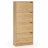 Zapatero Mango 4 puertas naturale 1