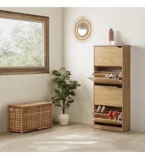 Zapatero Mango 4 puertas naturale