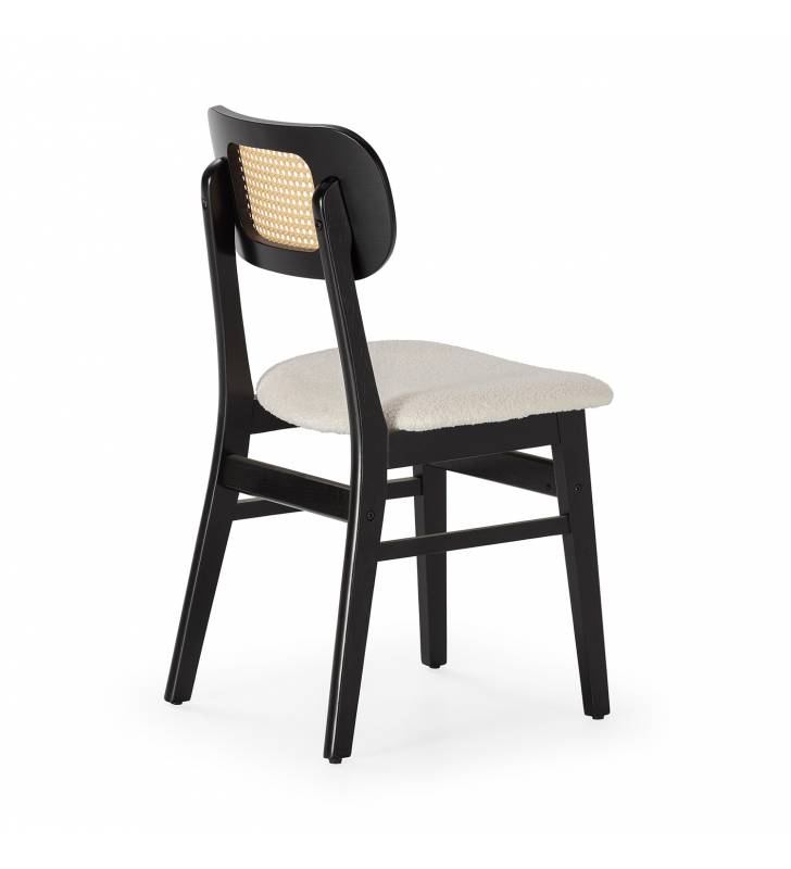 Silla Nobu Borreguito pack de 2 color negro 3