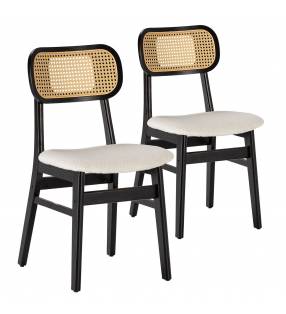 Silla Nobu Borreguito pack de 2 color negro 1