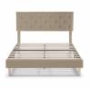 Cama Tapizada Beige Rouse Topmueble 3