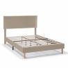 Cama Tapizada Beige Lorence Topmueble 2