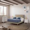 Cama Tapizada Beige Lorence Topmueble 1