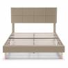 Cama Tapizada Beige Lyria Topmueble 3