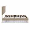 Cama Tapizada Beige Lyria Topmueble 4