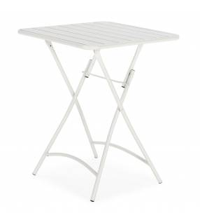 Mesa plegable exterior Blanca Cairo Top Mueble 1