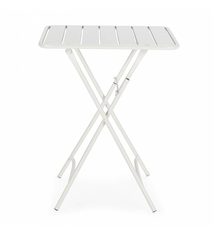 Mesa plegable exterior Blanca Cairo Top Mueble 2