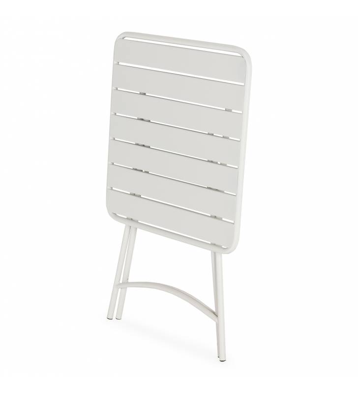 Mesa plegable exterior Blanca Cairo Top Mueble 3