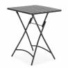 Mesa plegable exterior Negro Cairo Top Mueble 1