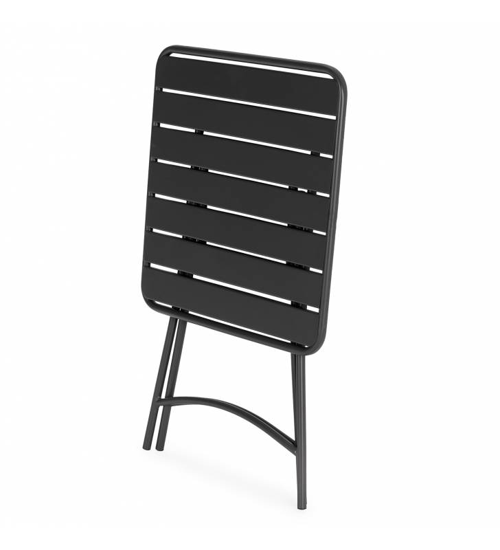 Mesa plegable exterior Negro Cairo Top Mueble 3
