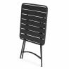 Mesa plegable exterior Negro Cairo Top Mueble 3