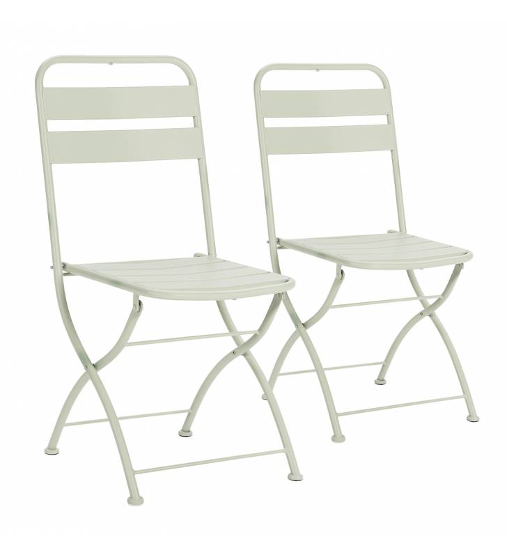 Pack 2 sillas plegables exterior Verdes Cairo Top Mueble 1
