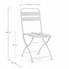 Pack 2 sillas plegables exterior Verdes Cairo Top Mueble Dimensiones