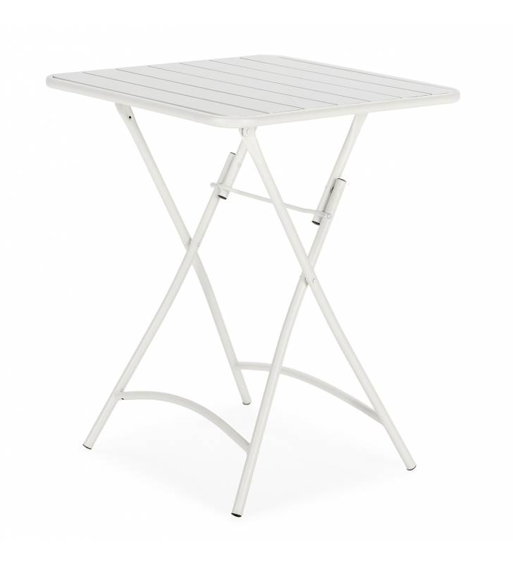 Mesa plegable exterior Blanco Cairo Top Mueble 1