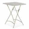 Mesa plegable exterior Gris Claro Cairo Top Mueble 1