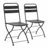 Sillas plegables exterior Negro Cairo Top Mueble
