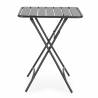 Mesa plegable exterior Negro Cairo Top Mueble 2