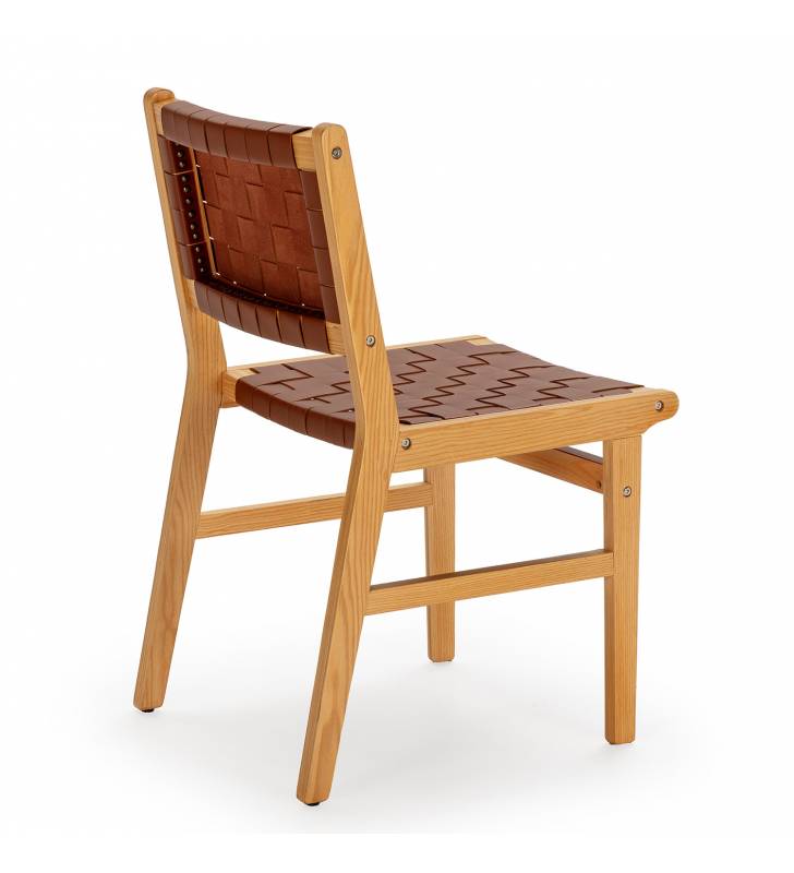 Pack 2 sillas comedor Marrón Dama Top Mueble 3