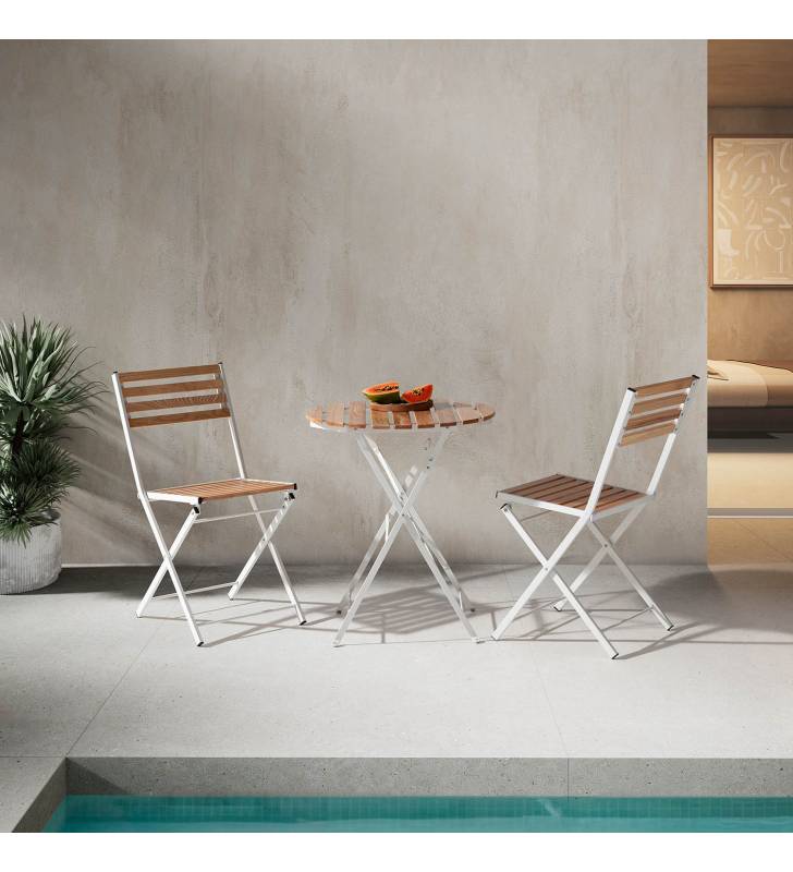 Pack 2 Sillas plegables exterior Isla