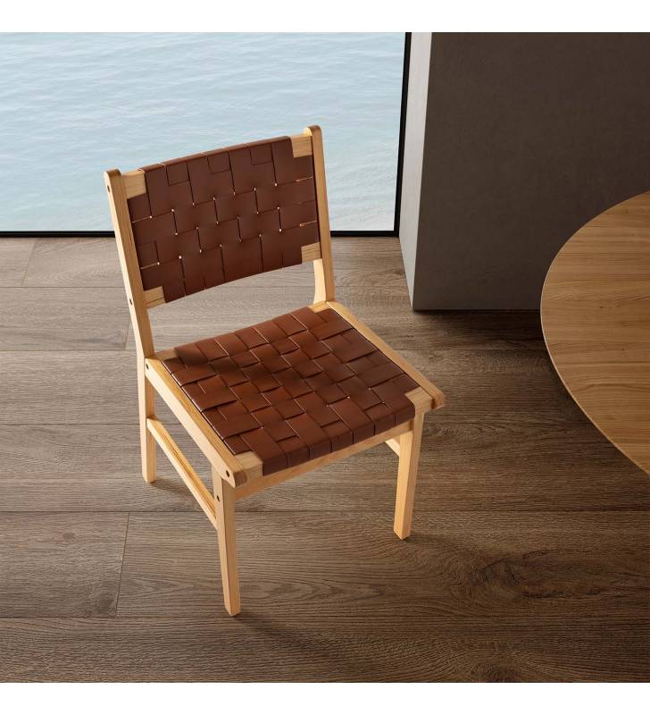 Pack 2 sillas comedor Marrón Dama Top Mueble 4