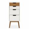 Conjunto dormitorio Bahamas blanco cera Top Mueble 10