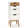 Conjunto dormitorio Bahamas blanco cera Top Mueble 9