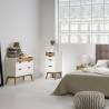 Conjunto dormitorio Bahamas blanco cera