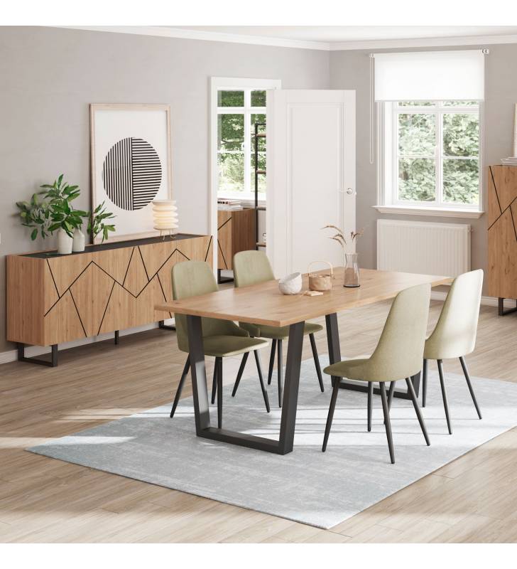 Mesa comedor rectangular  180 Francisca