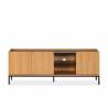 Mueble Tv 160 Curvi roble negro