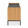 Mueble Tv 160 Curvi roble negro 4