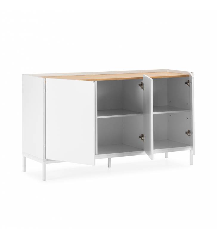 Aparador Blanco Curvi Top Mueble 3