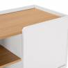 Mueble TV Blanco Curvi Detalle Top Mueble