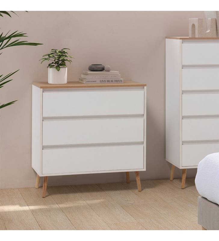 Cómoda Blanca Phoebe Ambiente Top Mueble