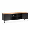 Mueble de Televisión Negro Phoebe Top Mueble