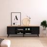 Mueble de Televisión Negro Phoebe Ambiente Top Mueble