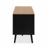 Mueble de Televisión Negro Phoebe Top Mueble 4