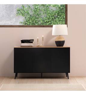 Aparador Salón Negro Phoebe Ambiente Top Mueble