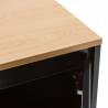 Aparador Salón Negro Phoebe Detalle Top Mueble