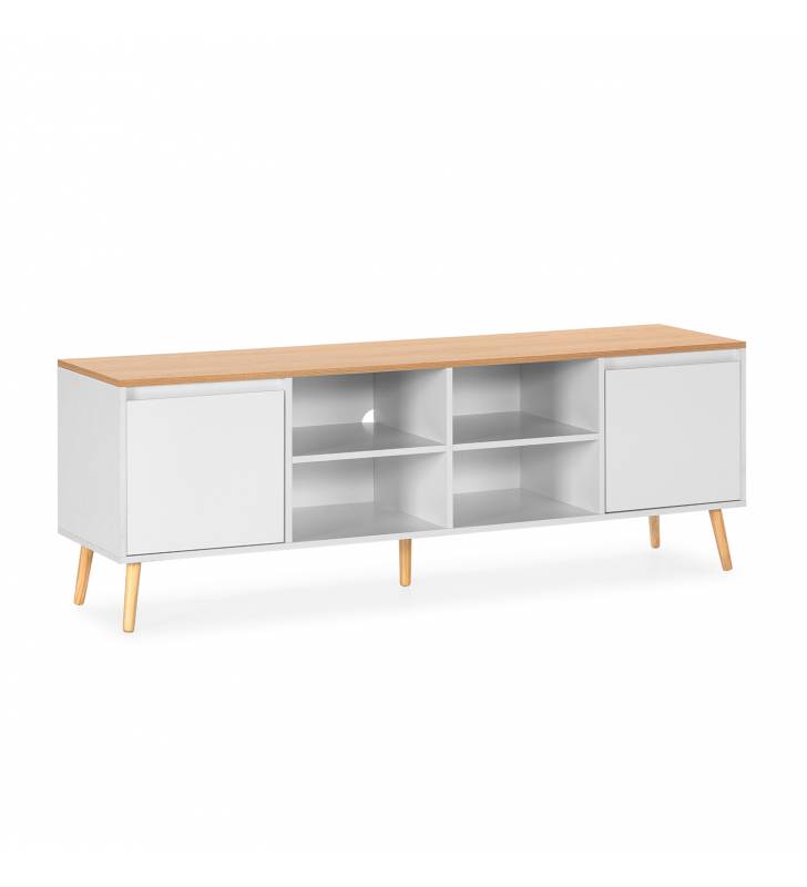 Mueble TV Blanco Phoebe Top Mueble