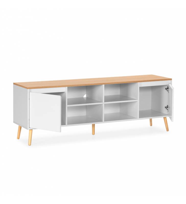 Mueble TV Blanco Phoebe Top Mueble 3