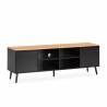 Mueble TV Negro Phoebe Top Mueble
