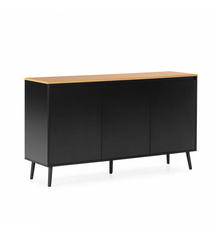 Aparador Negro Phoebe Top Mueble