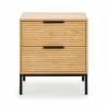 Mesita de Noche Roble Rachele Top Mueble 2