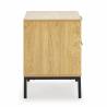 Mesita de Noche Roble Rachele Top Mueble 4