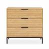 Comoda Roble 3 Cajones Rachele Top Mueble 2