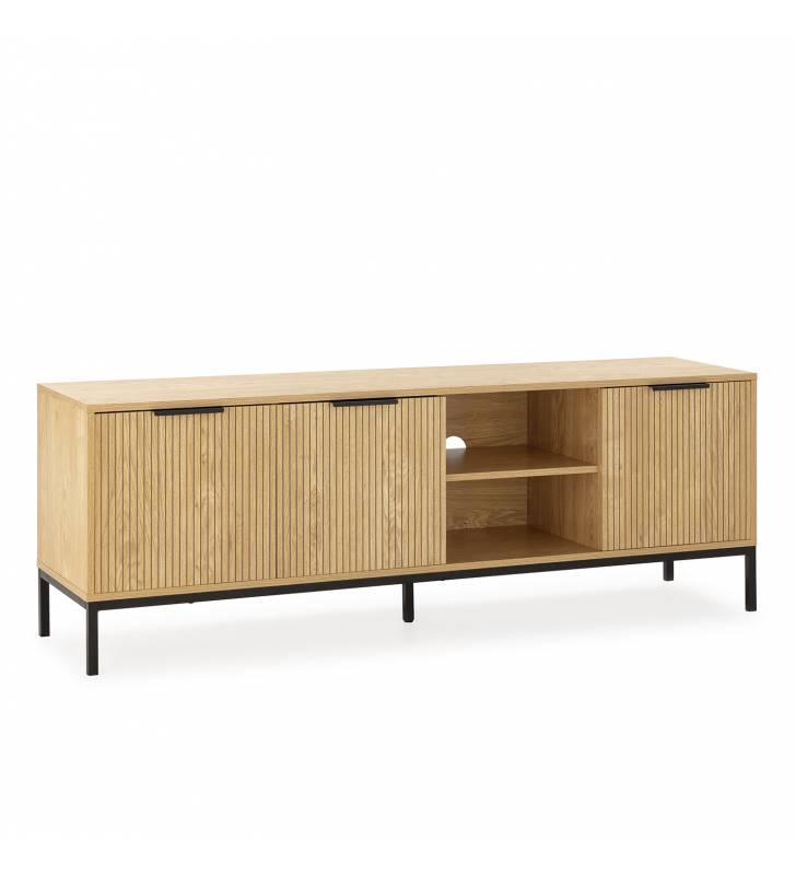 Mueble tv roble 160 cm Rachele Top Mueble