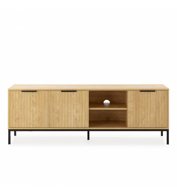 Mueble tv roble 160 cm Rachele Top Mueble 2