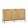 Aparador Roble 140 cm Rachele Top Mueble