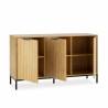 Aparador Roble 140 cm Rachele Top Mueble 3