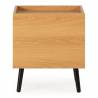 Mesita de Noche Roble Sirena Top Mueble 2